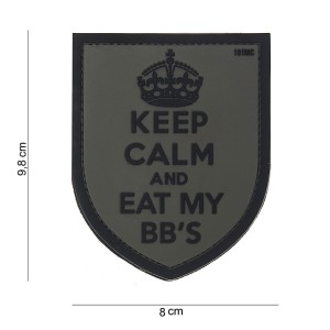 Naszywka PATCH 3D PVC KEEP CALM
