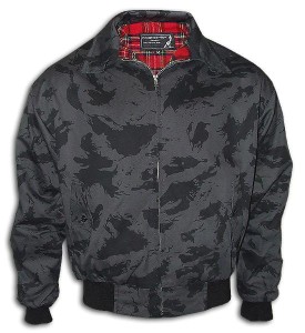 Kurtka KNIGHTSBRIDGE HARRINGTON z kołnierzem Night Camo