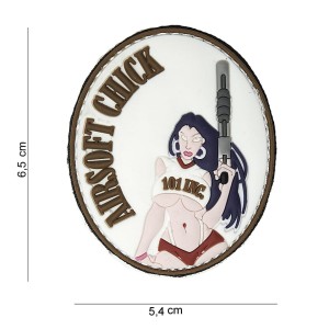 Naszywka PATCH 3D PVC AIRSOFT CHICK