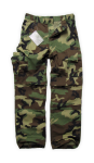 Spodnie CAMO BDU Ripstop Woodland