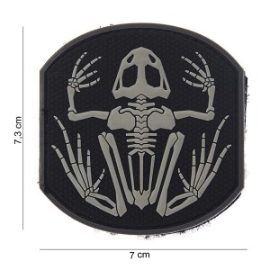 Naszywka PATCH 3D PVC FROG SKELETON