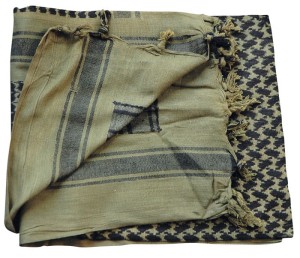 Chusta ARAFATKA Black-Oliv